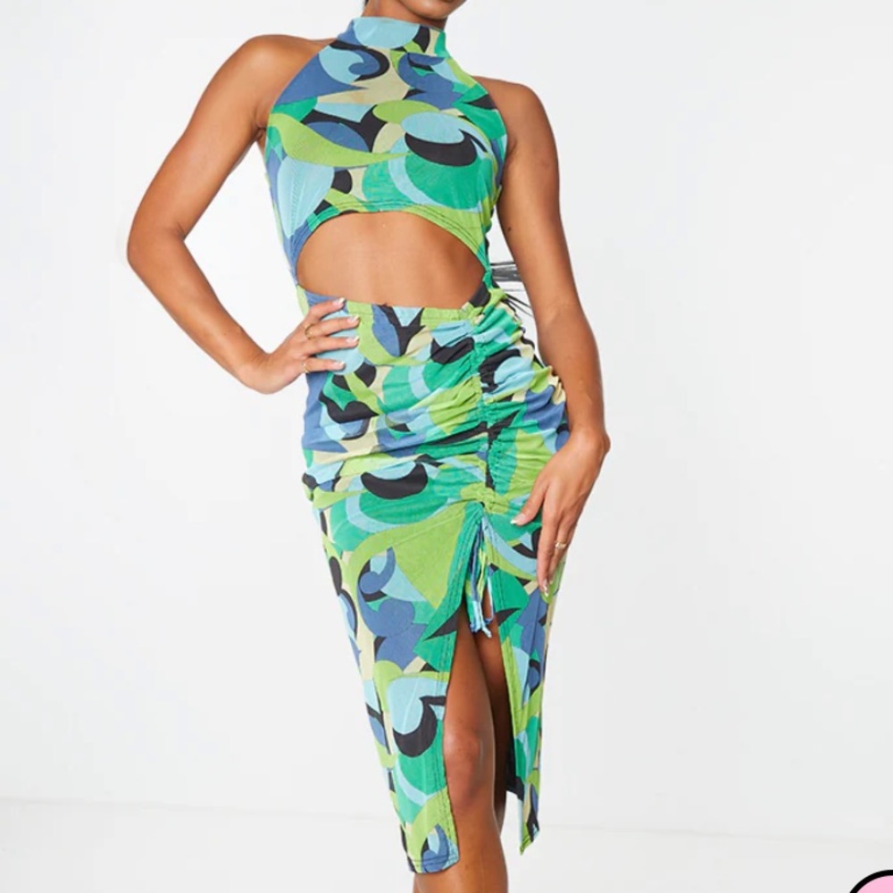 Cut Out Midi Dress